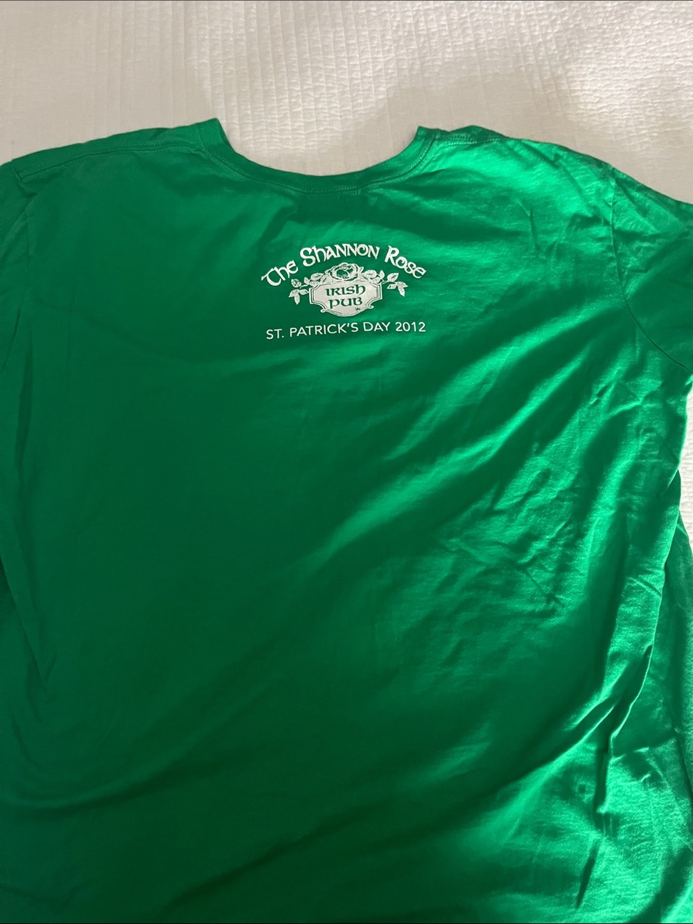 Gildan Green St. Patrick's Day Irish Pub Logo Tee
